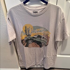 Ford Graphic Tee in Gray and Yellow